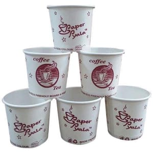 Paper Cups Disposable Paper Cups Tea/Coffee/Water Cups/Glass/Mugs 65 ml (50 pc) ( Print As Per Available )