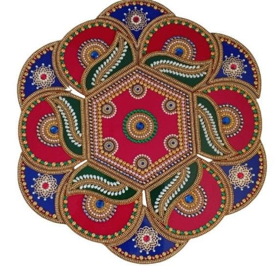 Decorative Acrylic Rangoli