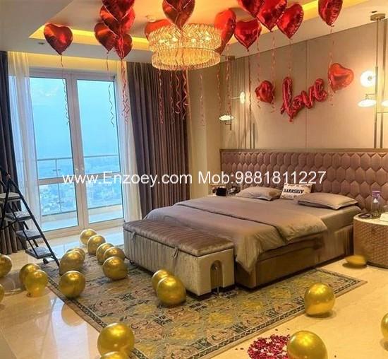Birthday Room Balloon Decoration