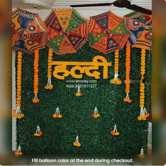 Haldi Backdrop decor