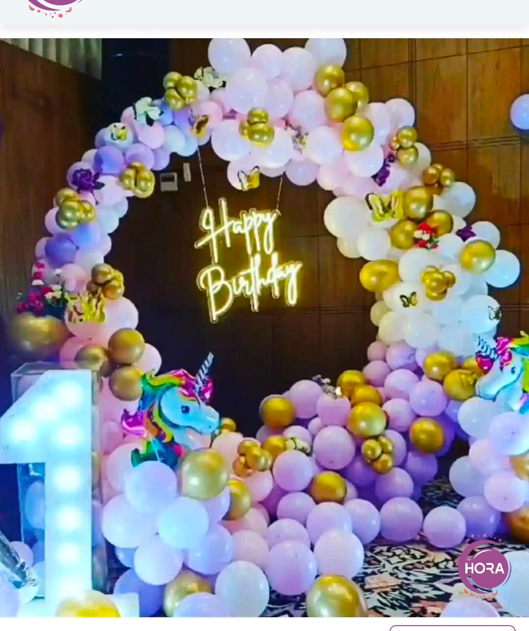 1st birthday decoration first happy birthday decoration image 1