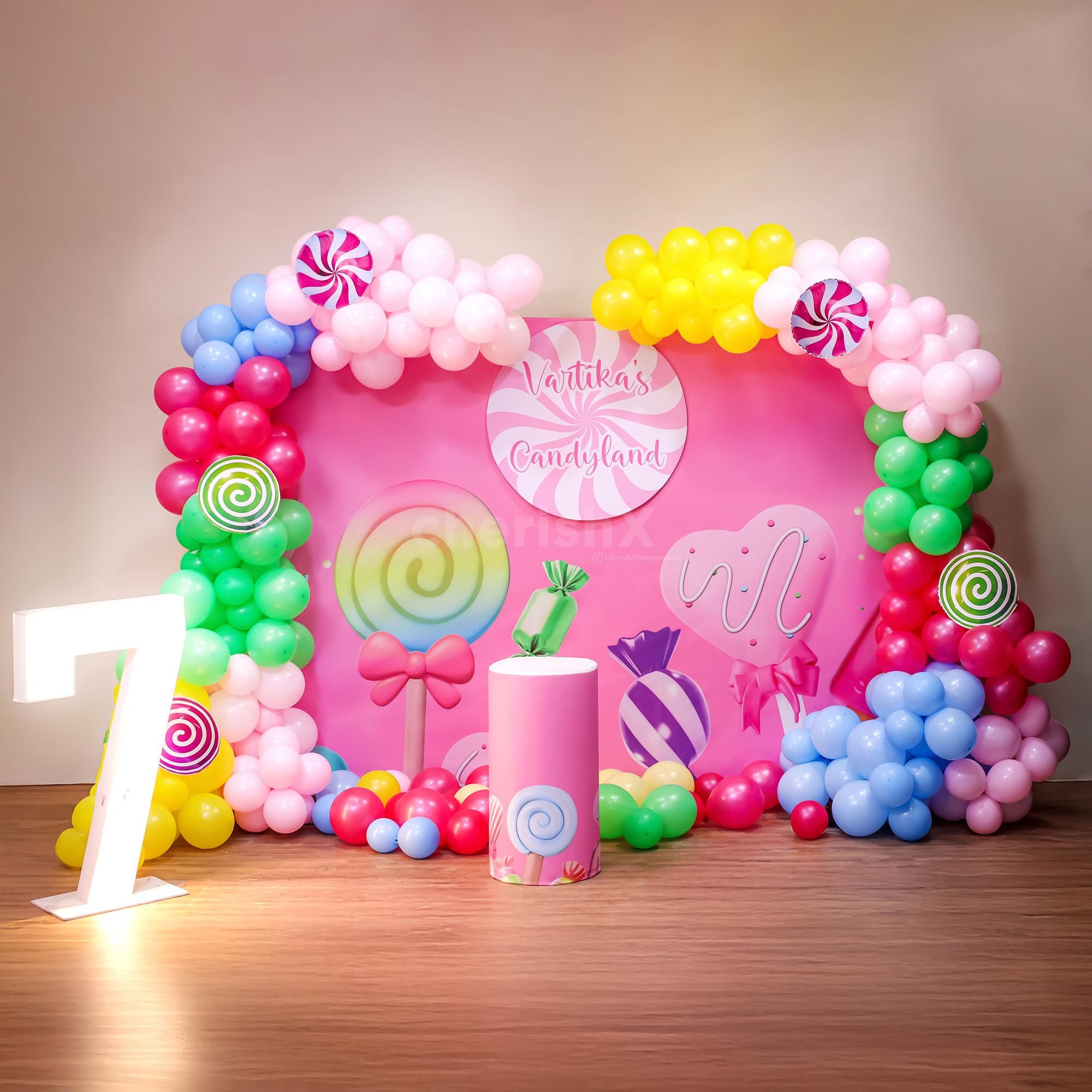 Barbie Dollhouse & Photo Booth Birthday Setup