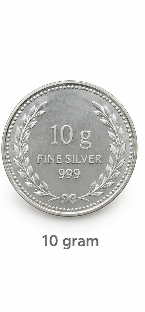10 g Silver Coin – Lakshmi / Ganesh