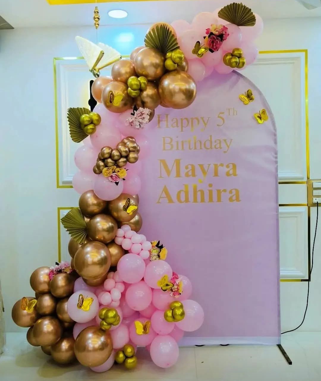 Happy Birthday Party Ring Decoration birthday celebration mix balloon chrome image 6