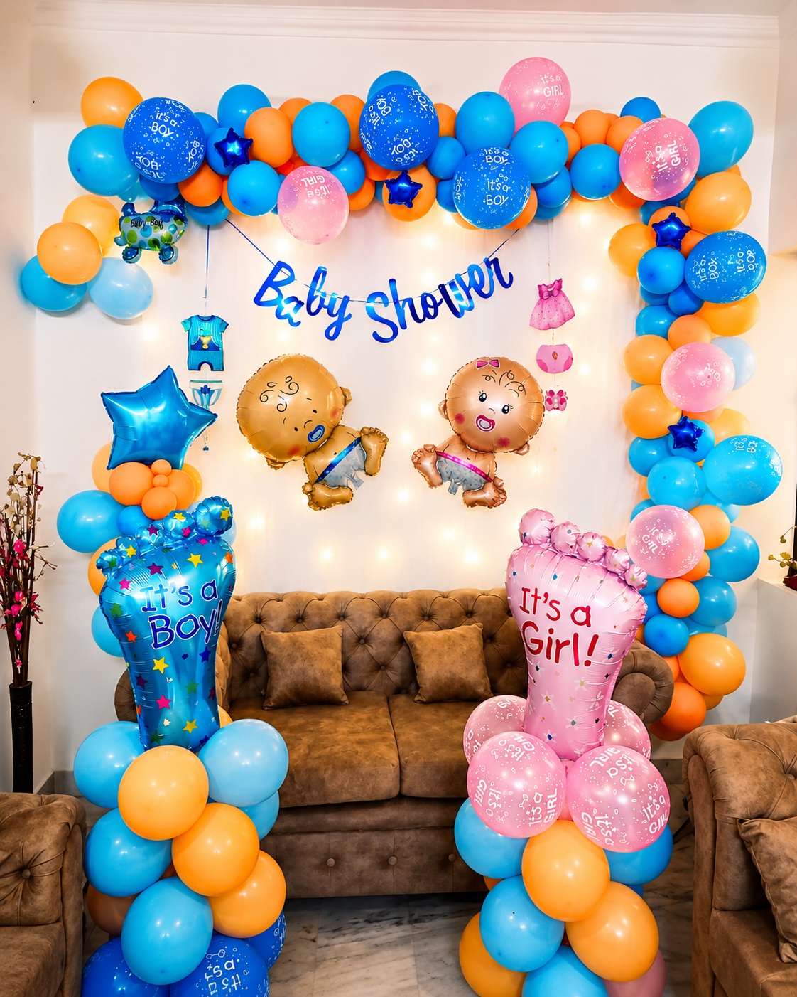 Baby Shower balloon decoration